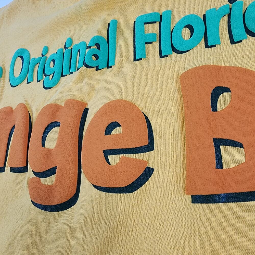 Disney Parks Orange Bird Spirit Jersey Sweatshirt Yellow XS - Picture 9 of 9
